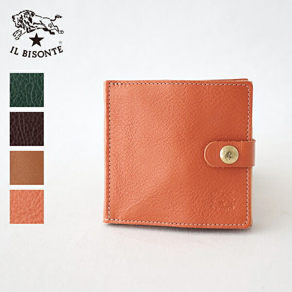 イルビゾンテ 二つ折りウォレット (412228) Leather Wallet IL BISONTE(小物)