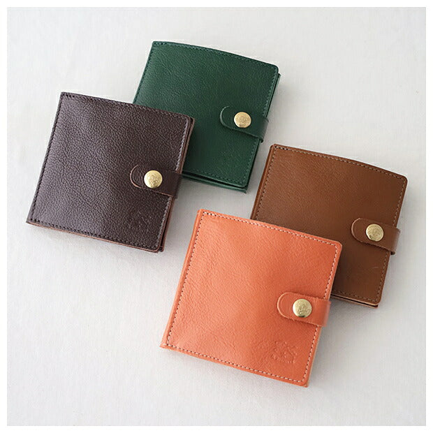 イルビゾンテ 二つ折りウォレット (412228) Leather Wallet IL BISONTE(小物)