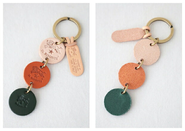 イルビゾンテ キーホルダー (5402300390) Leather Key Holder IL BISONTE(小物)