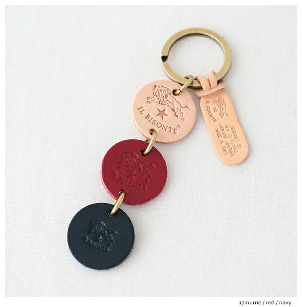 イルビゾンテ キーホルダー (5402300390) Leather Key Holder IL BISONTE(小物)