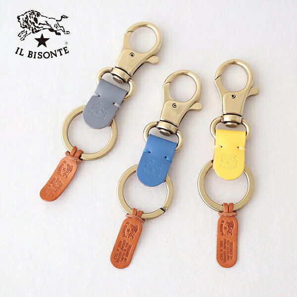イルビゾンテ キーリング (54242305550) Leather Key Holder IL BISONTE(小物)