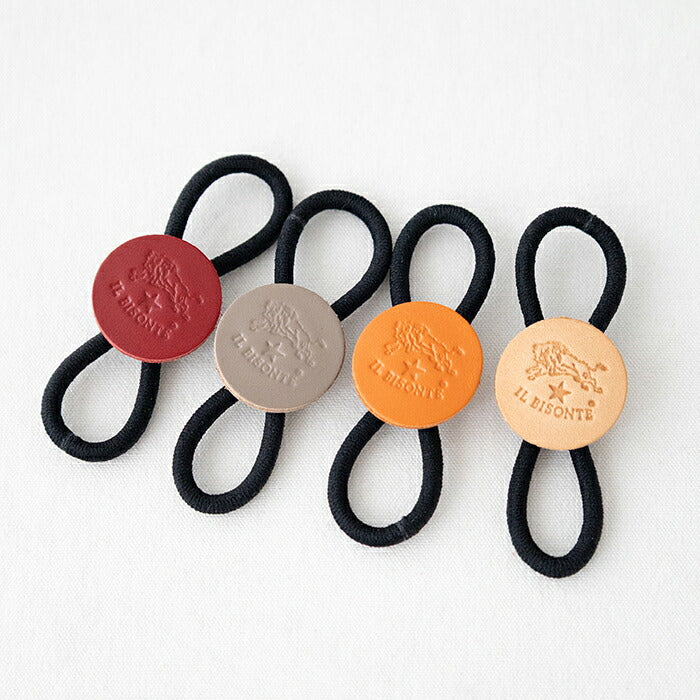 イルビゾンテ ヘアゴム (5442404397) Leather Concho Hair Tie IL BISONTE(小物)