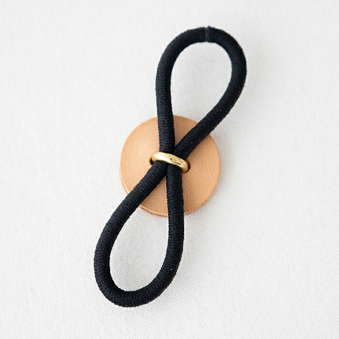 イルビゾンテ ヘアゴム (5442404397) Leather Concho Hair Tie IL BISONTE(小物)