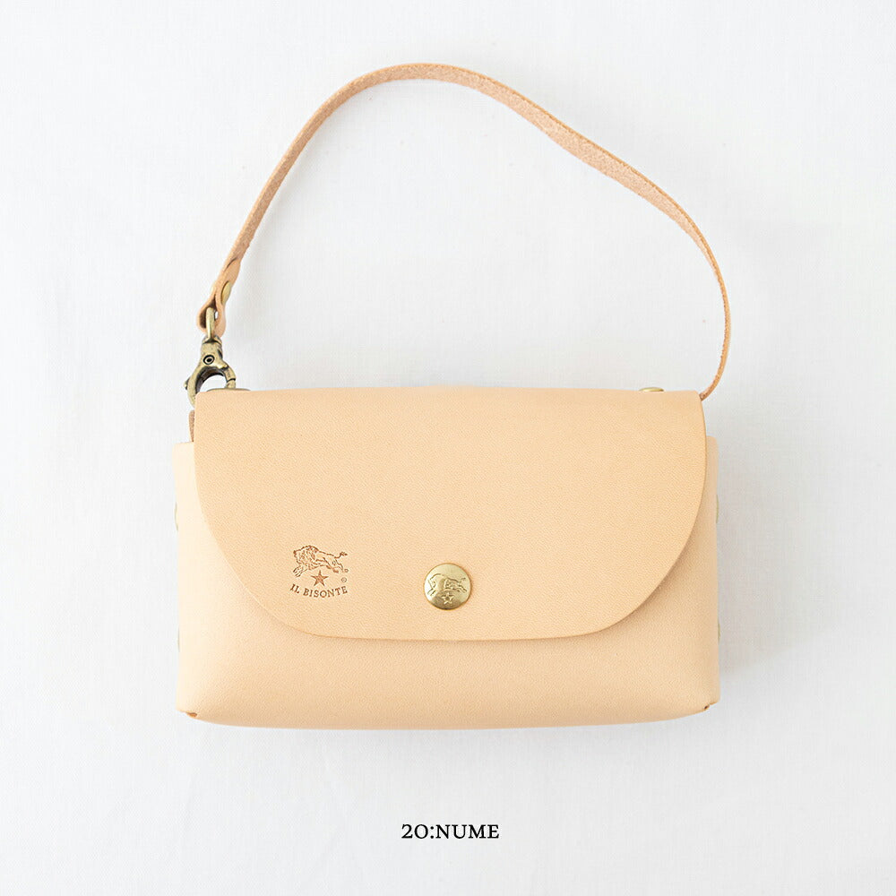 イルビゾンテ ミニポーチ (54262300117) Leather Shoulder Bag IL BISONTE(バッグ)