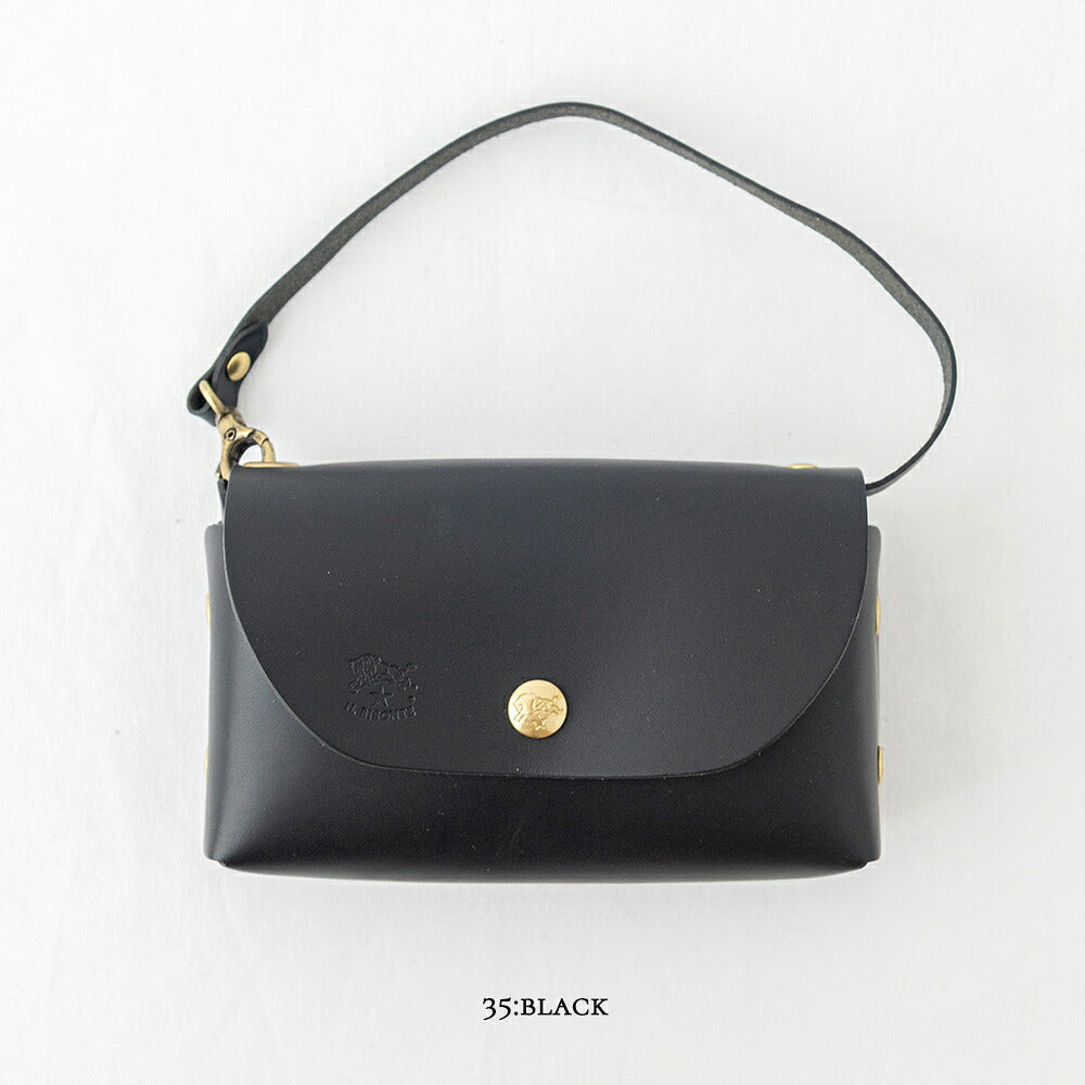イルビゾンテ ミニポーチ (54262300117) Leather Shoulder Bag IL BISONTE(バッグ)