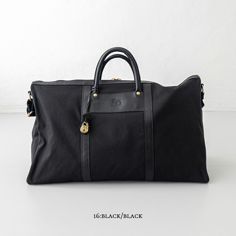 イルビゾンテ トラベルバッグ (5452305021) Leather Canvas Bag IL BISONTE(バッグ)