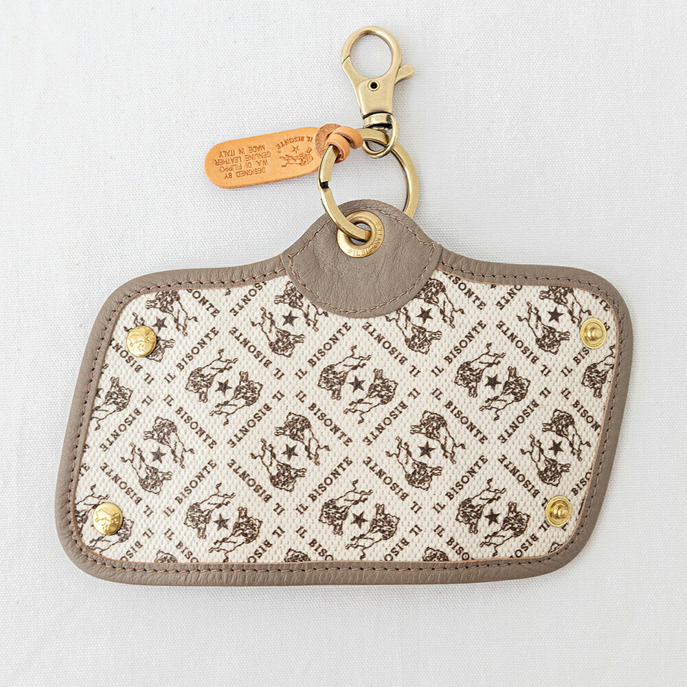 イルビゾンテ モノグラム キーケース (54262305229) MONOGRAM PRINT KEY CASE IL BISONTE(小物)