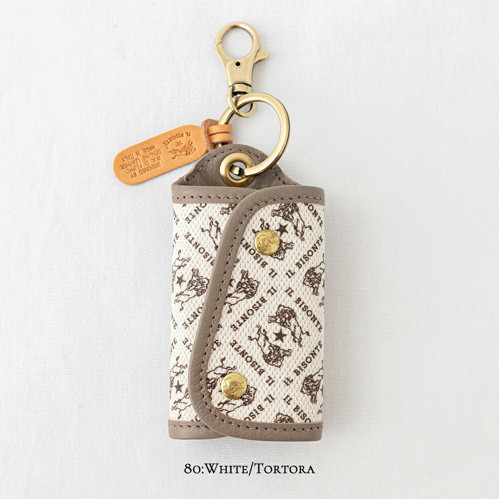 イルビゾンテ モノグラム キーケース (54262305229) MONOGRAM PRINT KEY CASE IL BISONTE(小物)