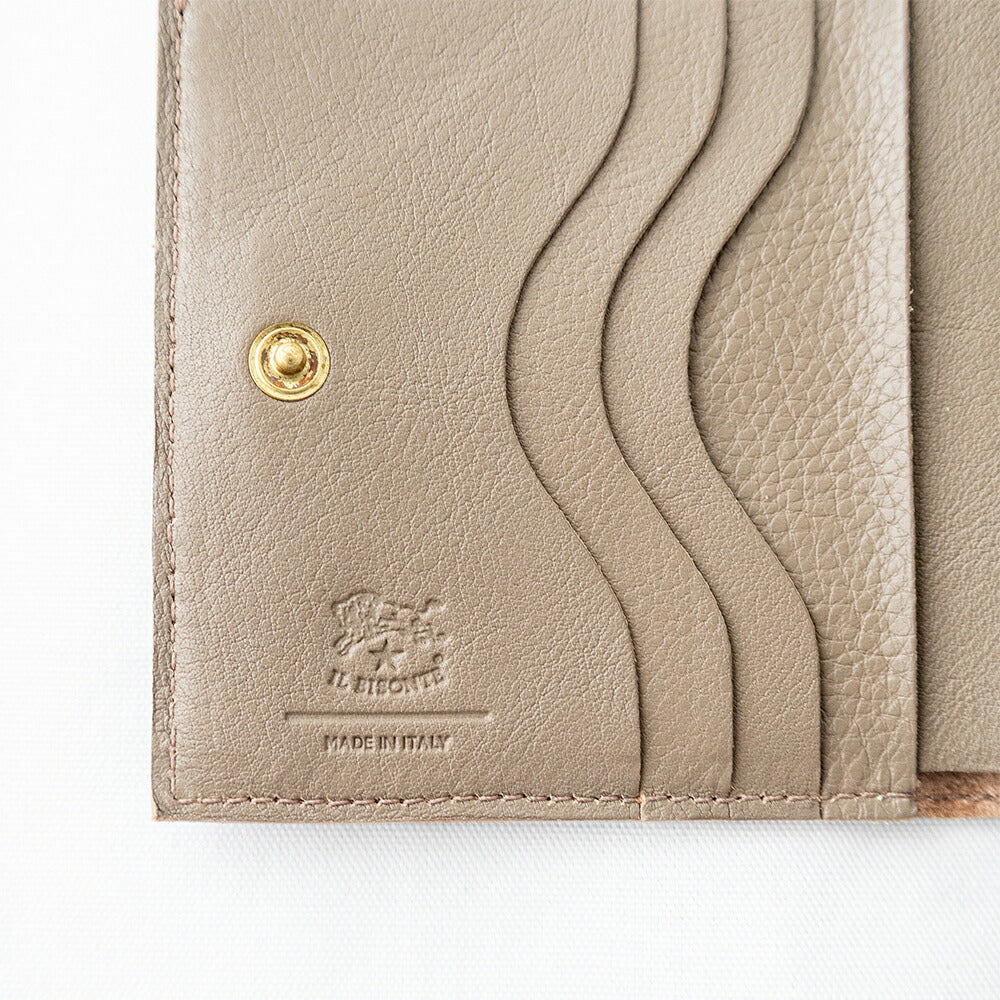 イルビゾンテ スターエンボスレザー 二つ折りウォレット (54262308141) STAR EMBOSS Leather Wallet IL BISONTE(財布)