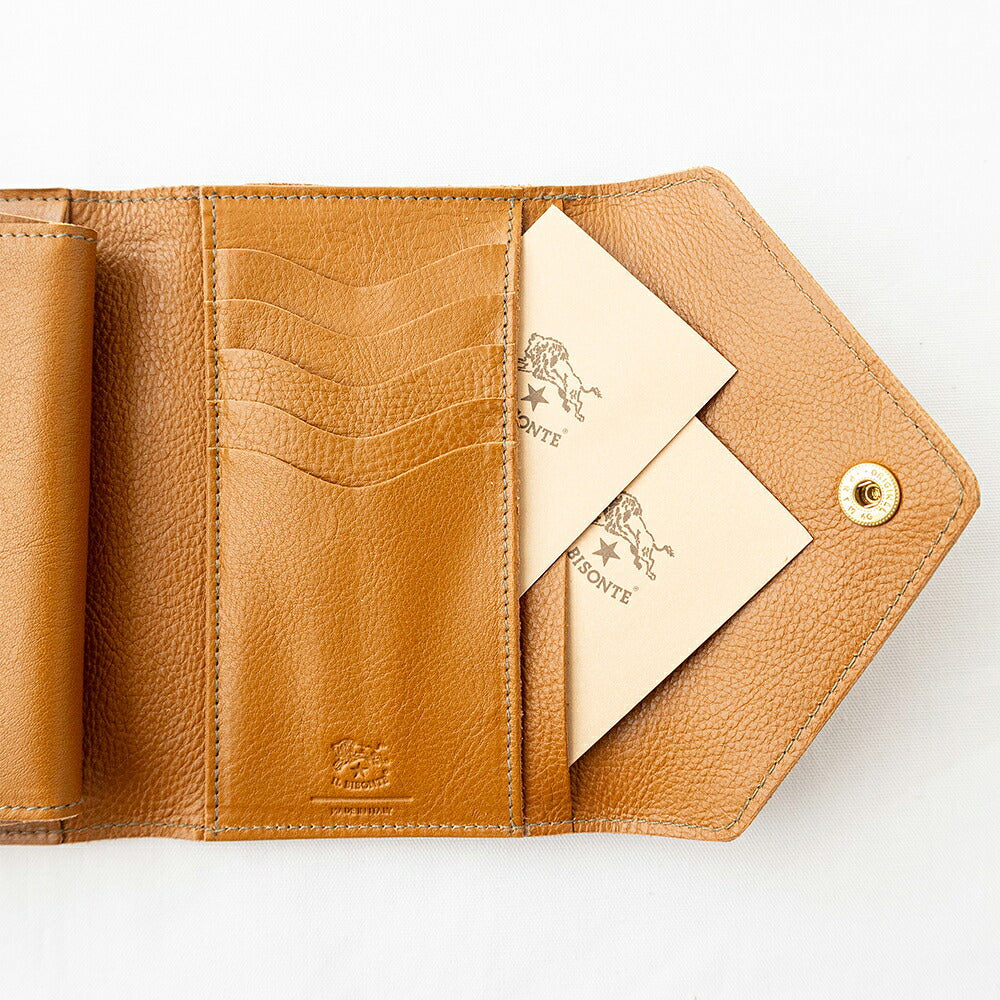イルビゾンテ スターエンボスレザー ミディアムウォレット (54262309241) STAR EMBOSS Leather Wallet IL BISONTE(財布)