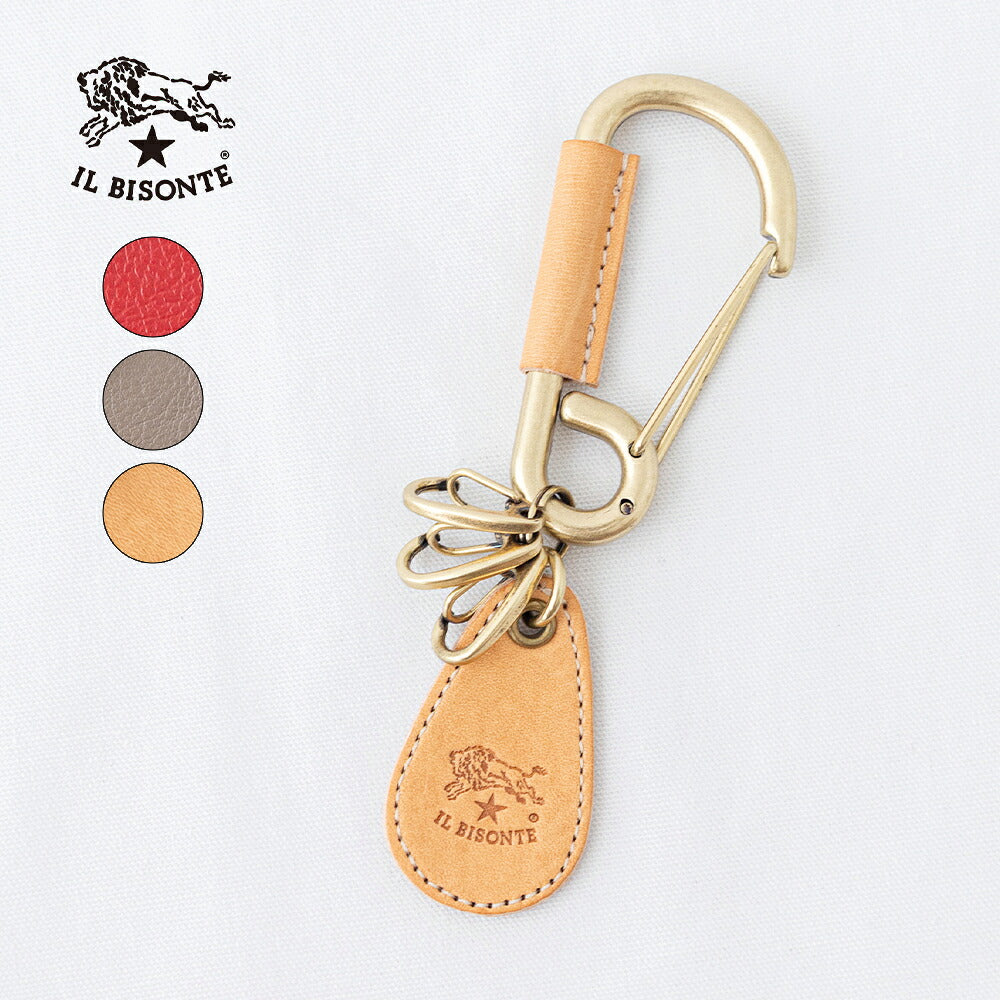 イルビゾンテ キーリング (54262305250) Leather Key Holder IL BISONTE(小物)