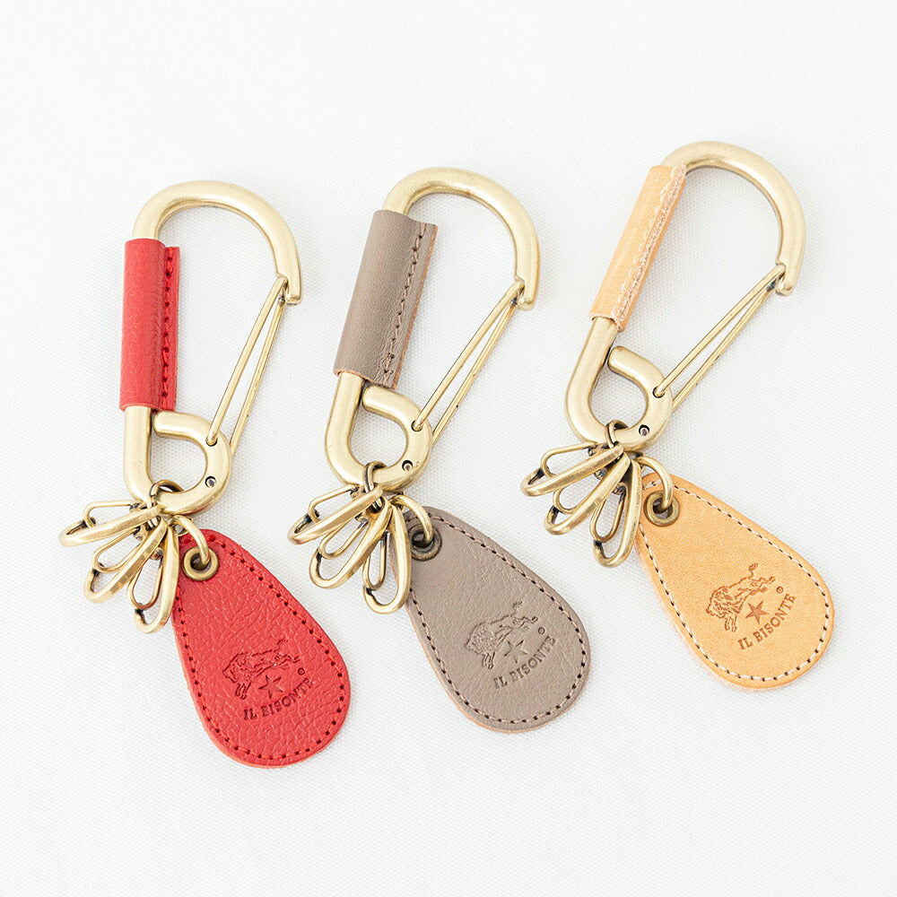 イルビゾンテ キーリング (54262305250) Leather Key Holder IL BISONTE(小物)