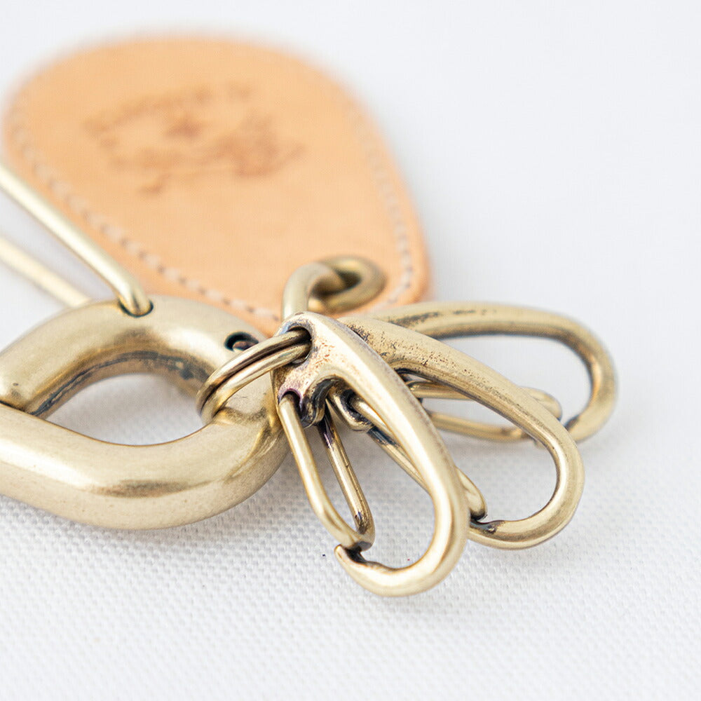 イルビゾンテ キーリング (54262305250) Leather Key Holder IL BISONTE(小物)