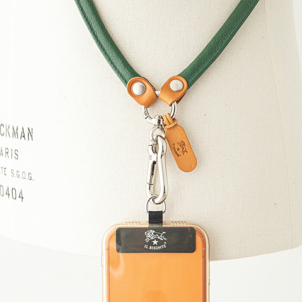 イルビゾンテ スマートフォンストラップ (54242305285) Leather Smatphone Strap IL BISONTE(小物)