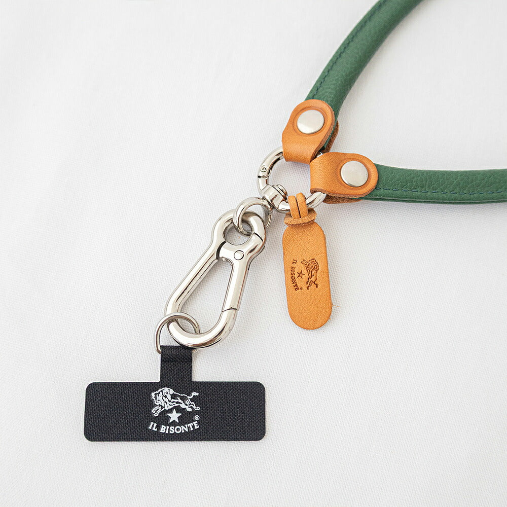 イルビゾンテ スマートフォンストラップ (54242305285) Leather Smatphone Strap IL BISONTE(小物)
