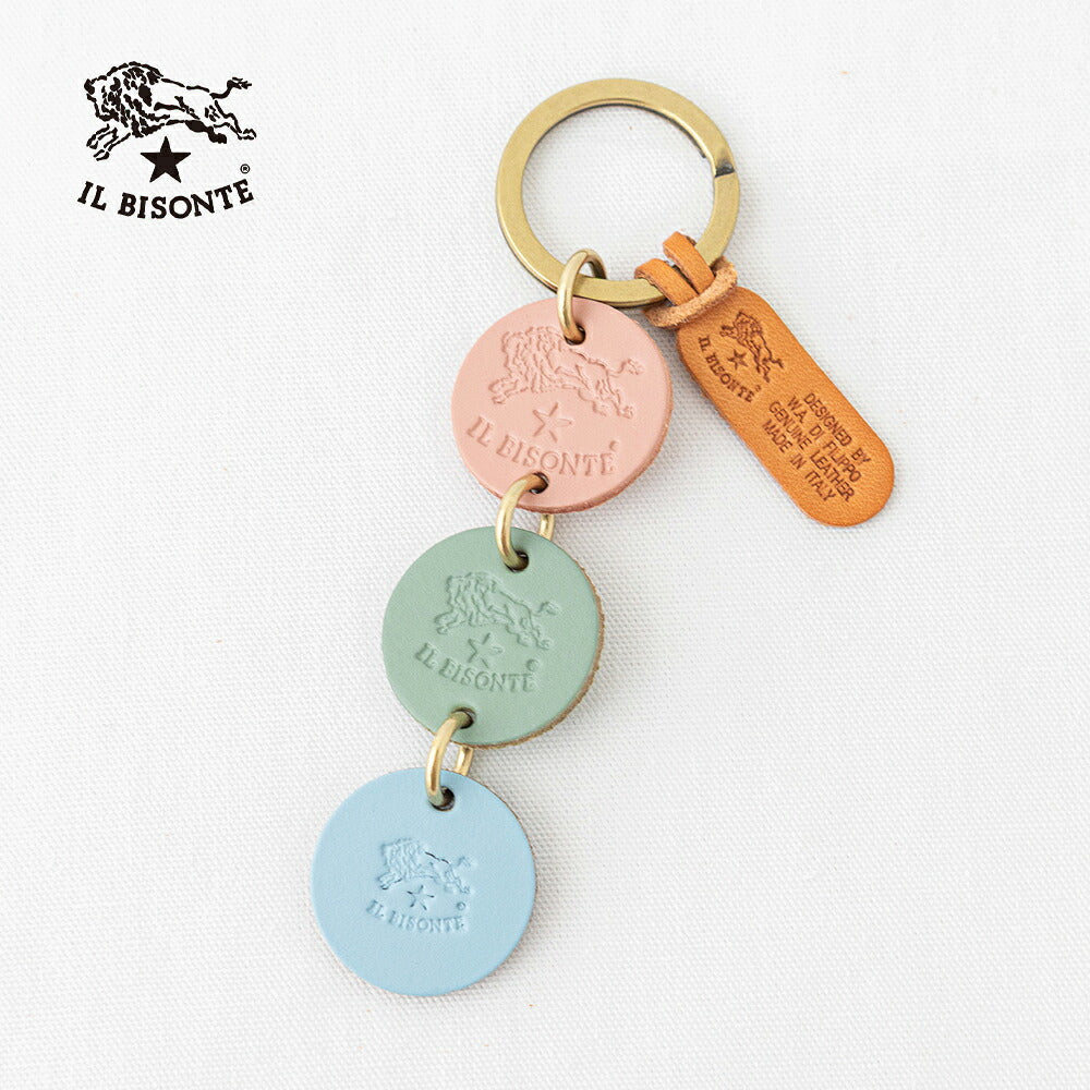 イルビゾンテ キーリング (54262305750) Leather Key Holder IL BISONTE(小物)