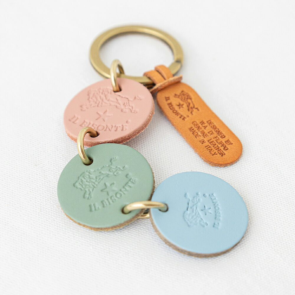 イルビゾンテ キーリング (54262305750) Leather Key Holder IL BISONTE(小物)