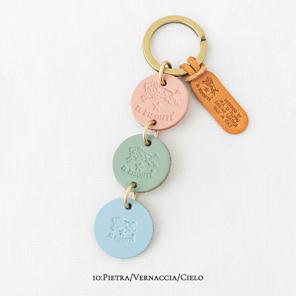 イルビゾンテ キーリング (54262305750) Leather Key Holder IL BISONTE(小物)
