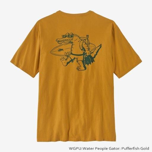 メンズ ウォーター ピープル<br> オーガニック ポケット Tシャツ<br> (37734)<br>(メンズ)