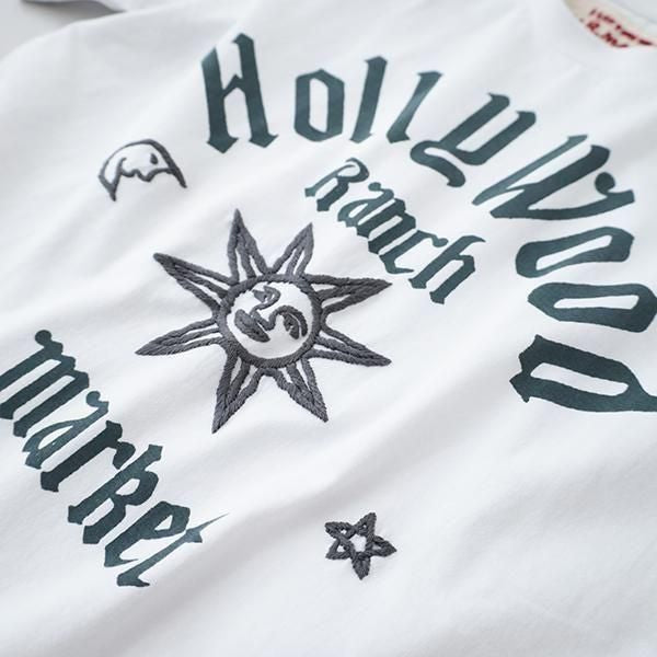 サン&ムーン<br> エンブロイダリー<br>ショートスリーブTシャツ <br>(1015909)<br>(レディース/メンズ)