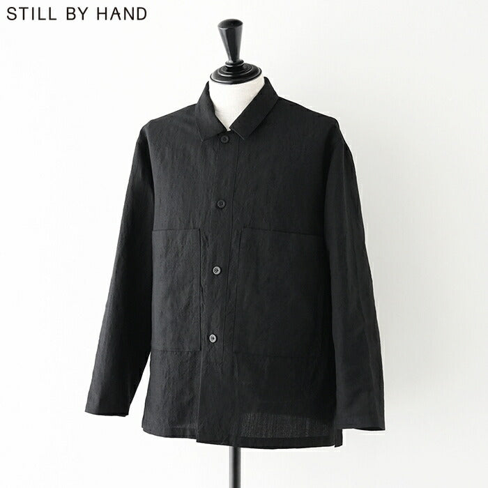 【SALE10%OFF】スティルバイハンドコットンウールシャンブレーシャツ(SH02234)STILLBYHAND(メンズ)【2023秋冬】*送料無料*【後払い決済不可】【ポイント10倍】期間限定2/1313:00〜2/191:59