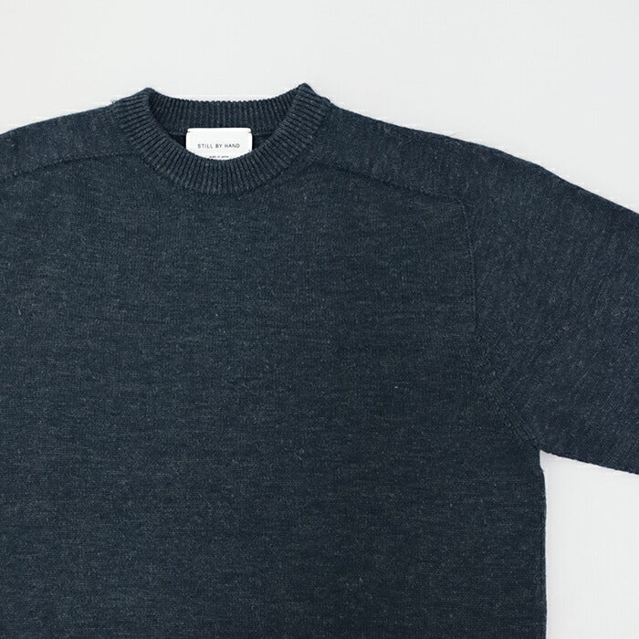 スティルバイハンドウール/リネンシームレスセーター(KN02243)LinenmixseamlesssweaterSTILLBYHAND(メンズ)【2024秋冬】*送料無料*【後払い決済不可】*