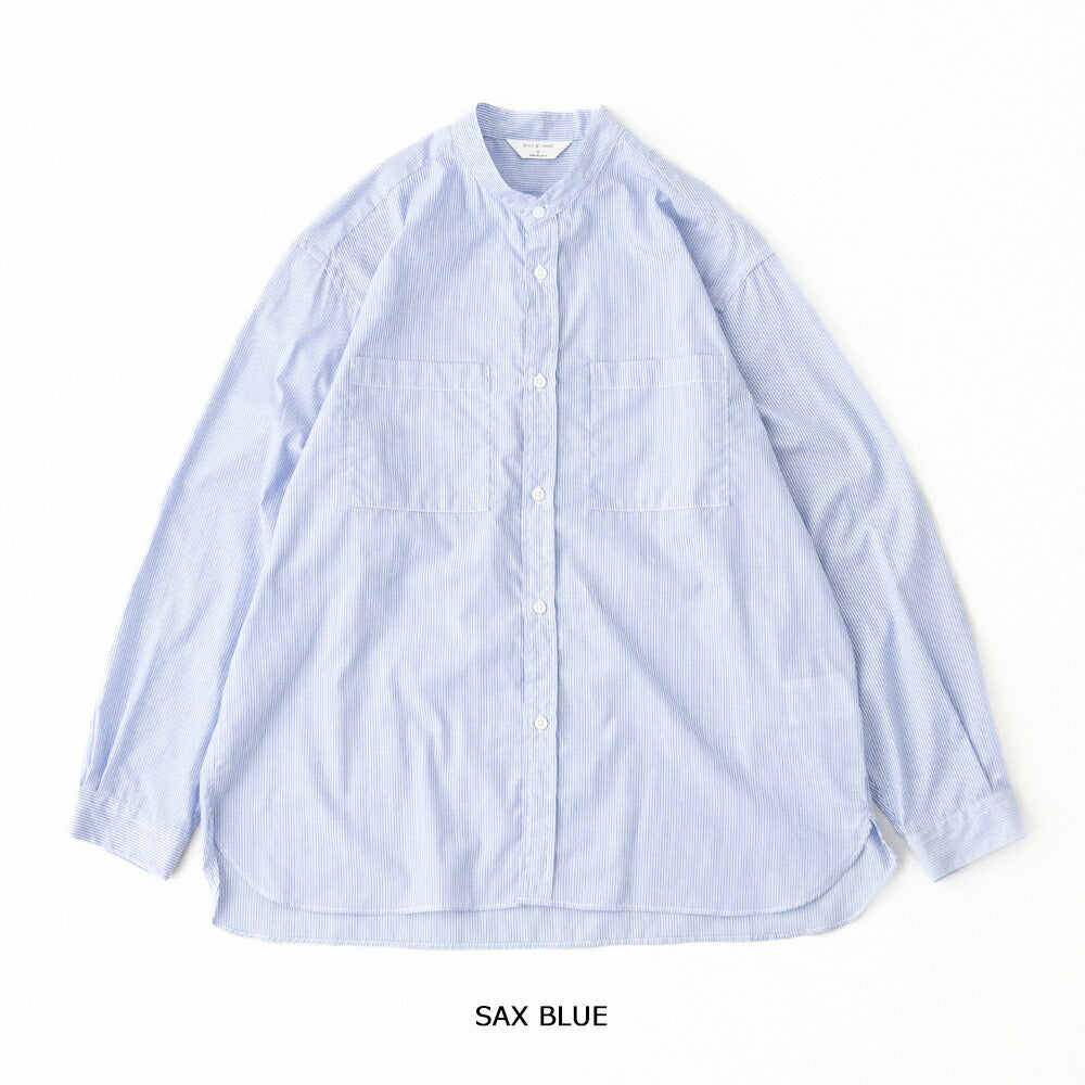 スティルバイハンドバンドカラーシャツ(SH10262)STILLBYHAND(メンズ)【2026春夏】*送料無料*【後払い決済不可】*