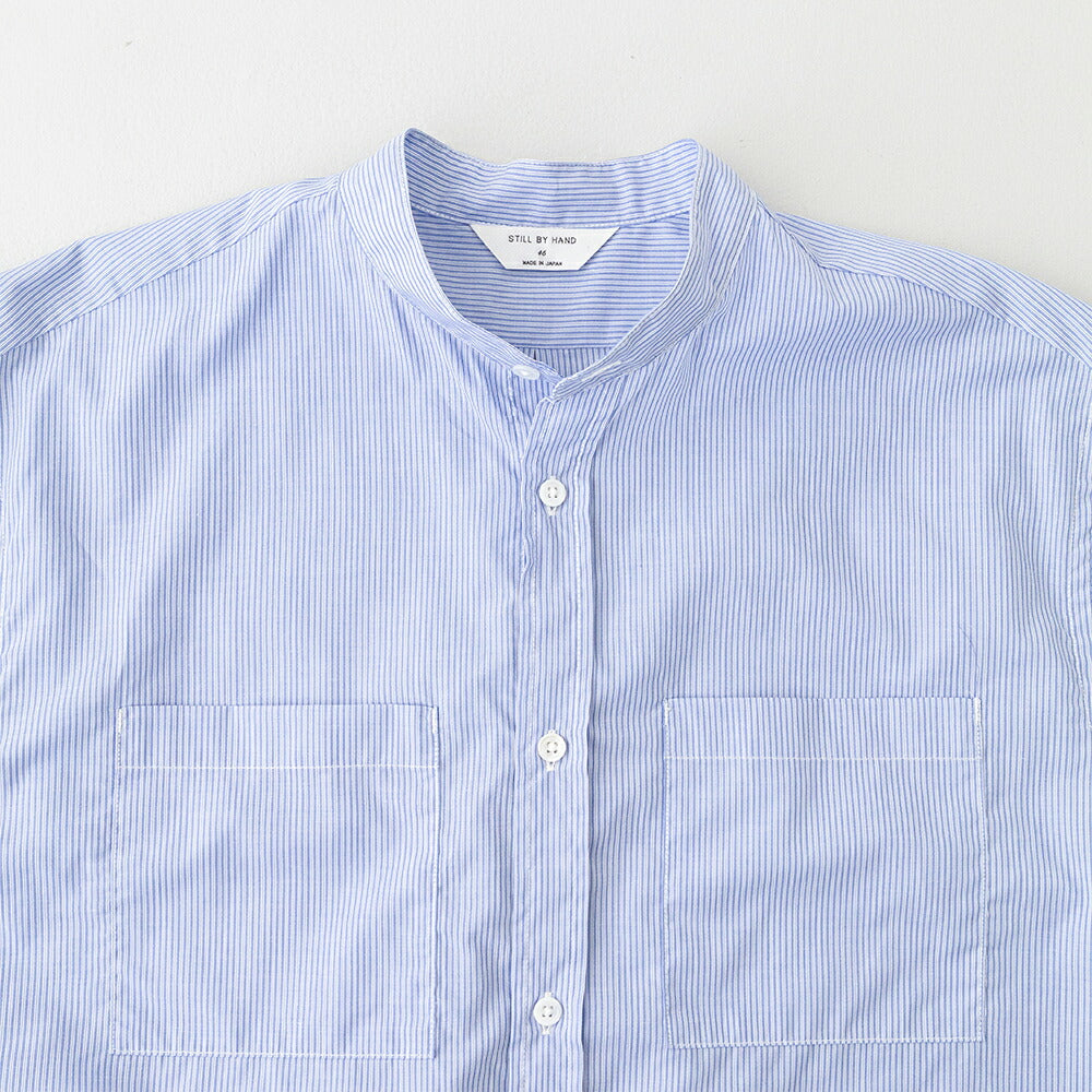 スティルバイハンドバンドカラーシャツ(SH10262)STILLBYHAND(メンズ)【2026春夏】*送料無料*【後払い決済不可】*