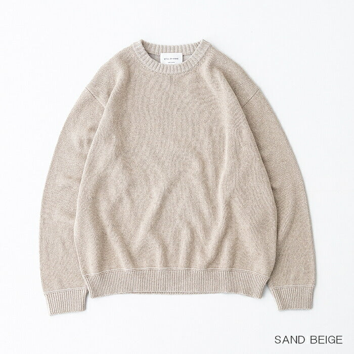 スティルバイハンドクルーネックプルオーバー(KN06254)STILLBYHAND(メンズ)【2026春夏】*送料無料*【後払い決済不可】*