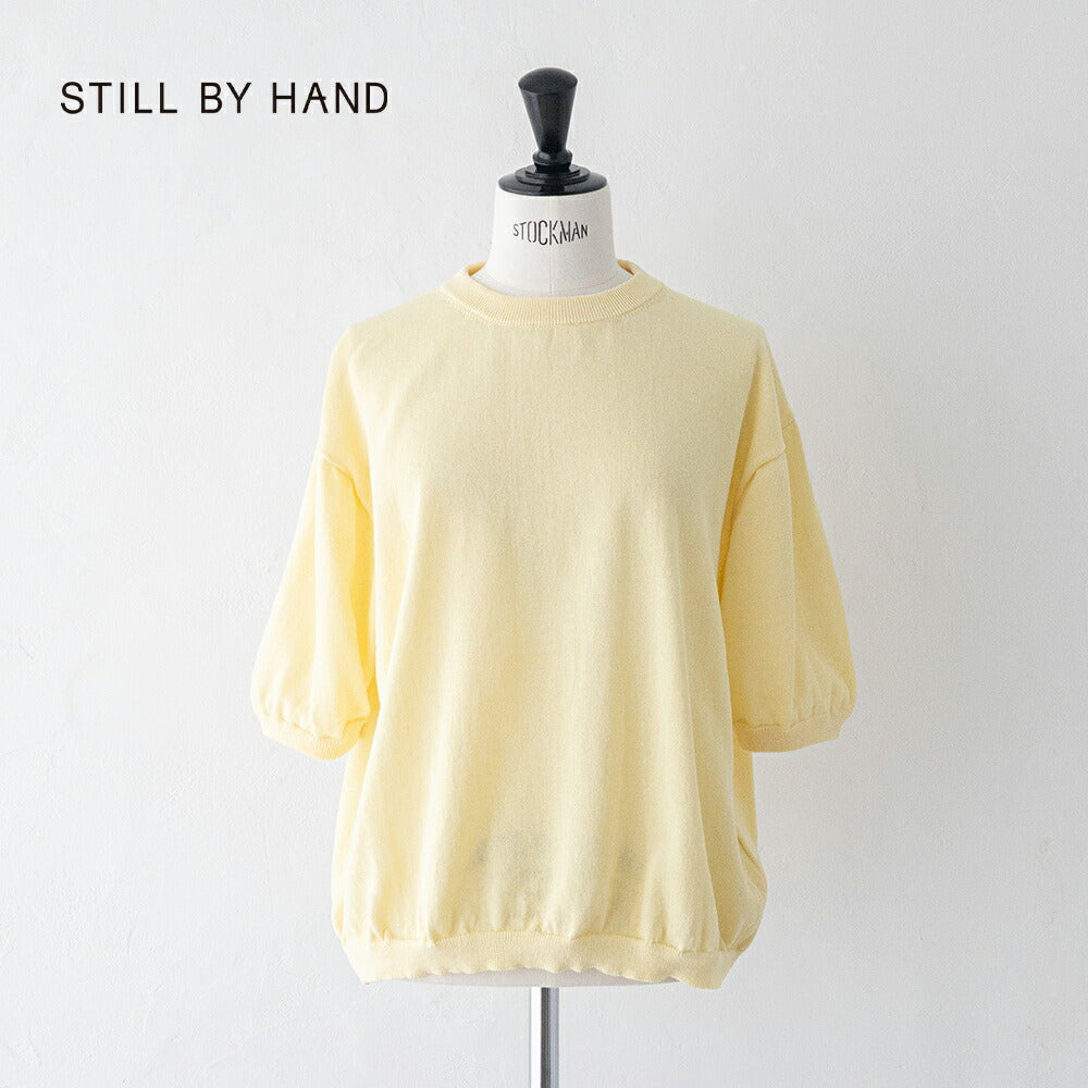 スティルバイハンド天竺ニットTシャツ(KN01261WM)STILLBYHAND(レディース)【2026春夏】*送料無料*【後払い決済不可】*