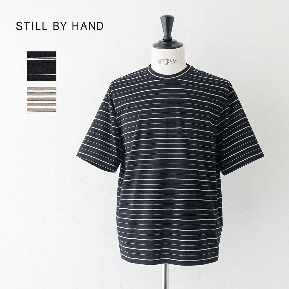 スティルバイハンドStriped t-shirt(CS03261)STILL BY HAND(メンズ)
