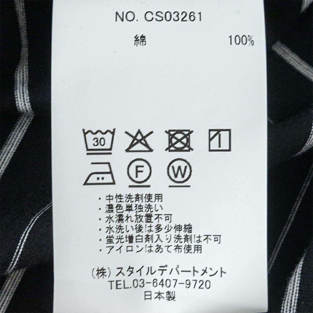 スティルバイハンドStripedt-shirt(CS03261)STILLBYHAND(メンズ)【2026春夏】*送料無料*【後払い決済不可】*