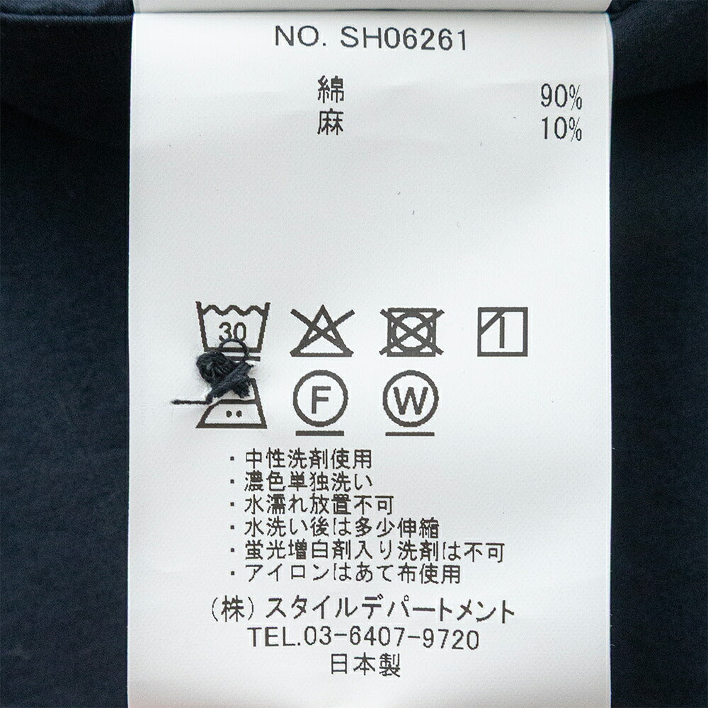 スティルバイハンドLinenmixednarrowcollarshirt(SH06261)STILLBYHAND(メンズ)【2026春夏】*送料無料*【後払い決済不可】*