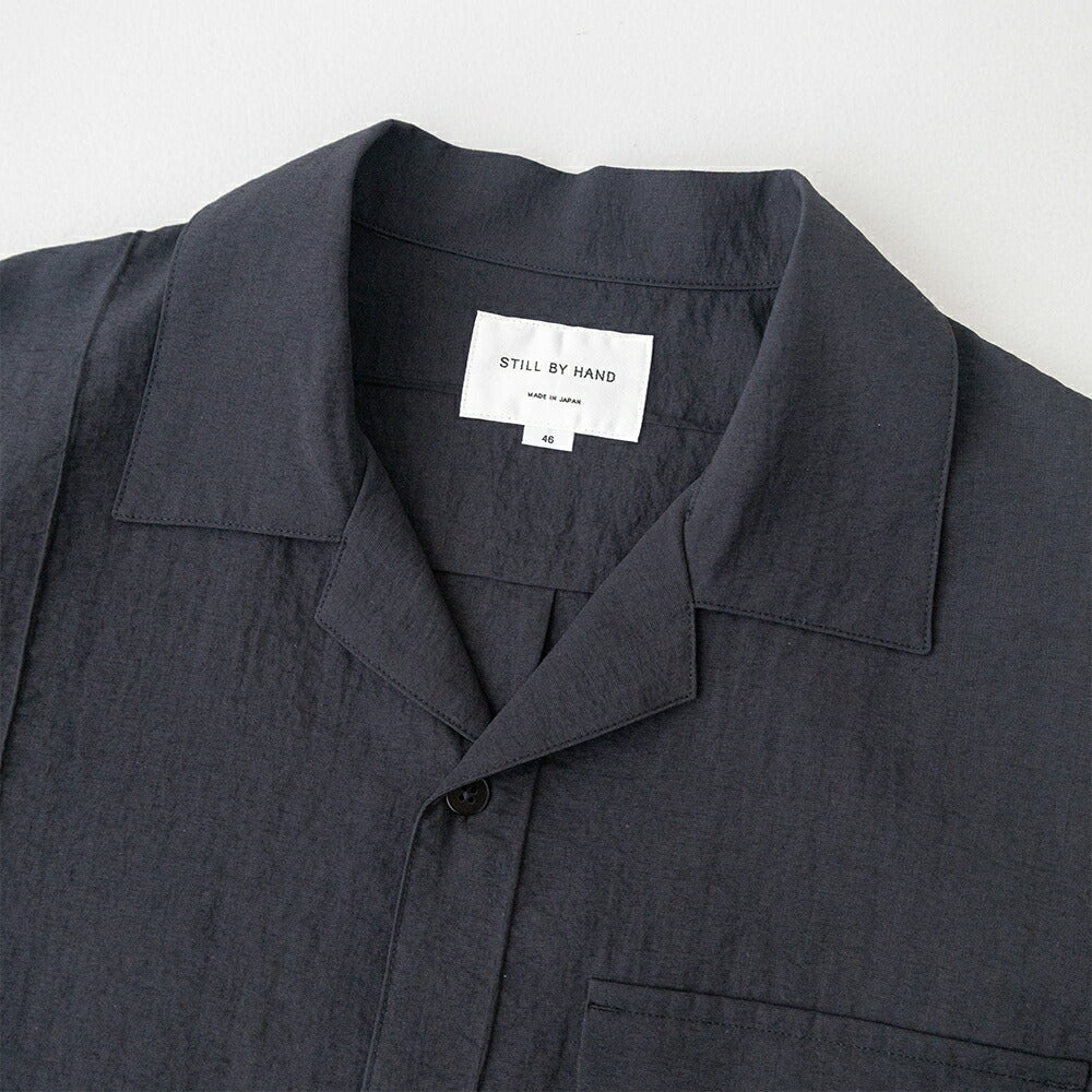スティルバイハンドPintuckhalfsleeveshirt(SH07261)STILLBYHAND(メンズ)【2026春夏】*送料無料*【後払い決済不可】*