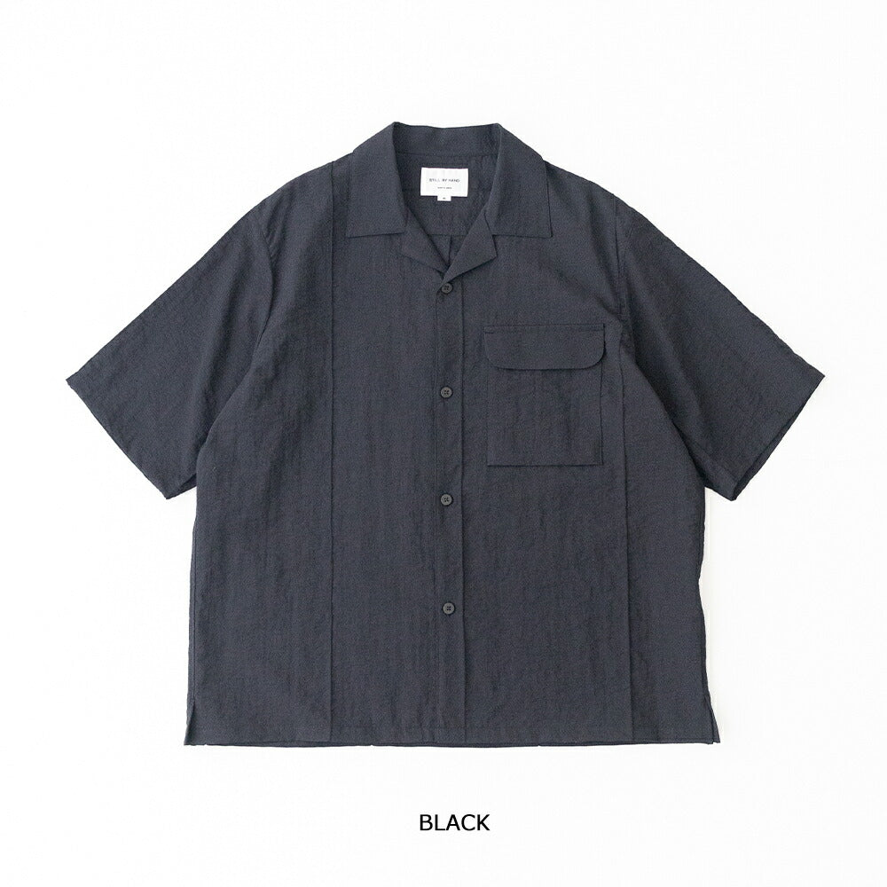 スティルバイハンドPintuckhalfsleeveshirt(SH07261)STILLBYHAND(メンズ)【2026春夏】*送料無料*【後払い決済不可】*