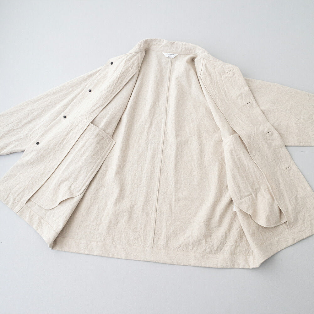 スティルバイハンドコットン/リネンハーフコート(CO02261)Cotton/linenhalfcoatSTILLBYHAND(メンズ)【2026春夏】*送料無料*【後払い決済不可】*