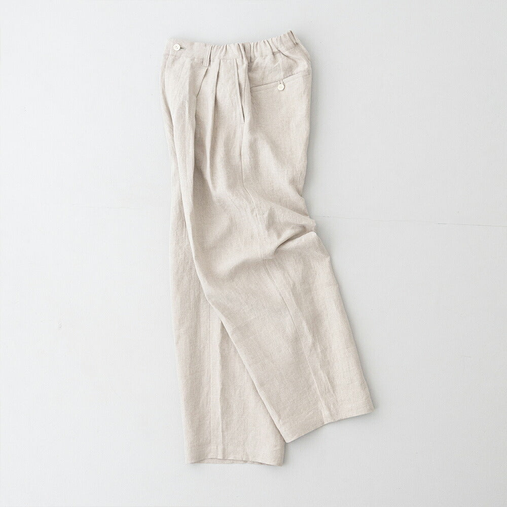 スティルバイハンドリネンワイドパンツ(PT01262WM)STILLBYHAND(レディース)【2026春夏】*送料無料*【後払い決済不可】*