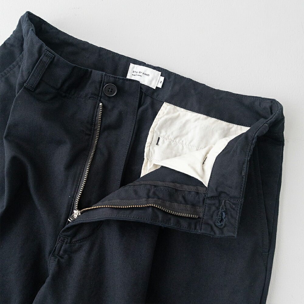 スティルバイハンドSelvedge1pleatpants(PT02261)STILLBYHAND(メンズ)【2026春夏】*送料無料*【後払い決済不可】*