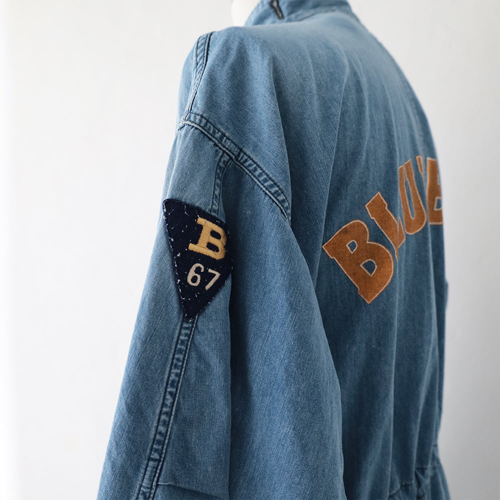 ジャカードデニム <br>アタッチメント <br>フィッシュテールコート<br> (1017721) <br>(メンズ)