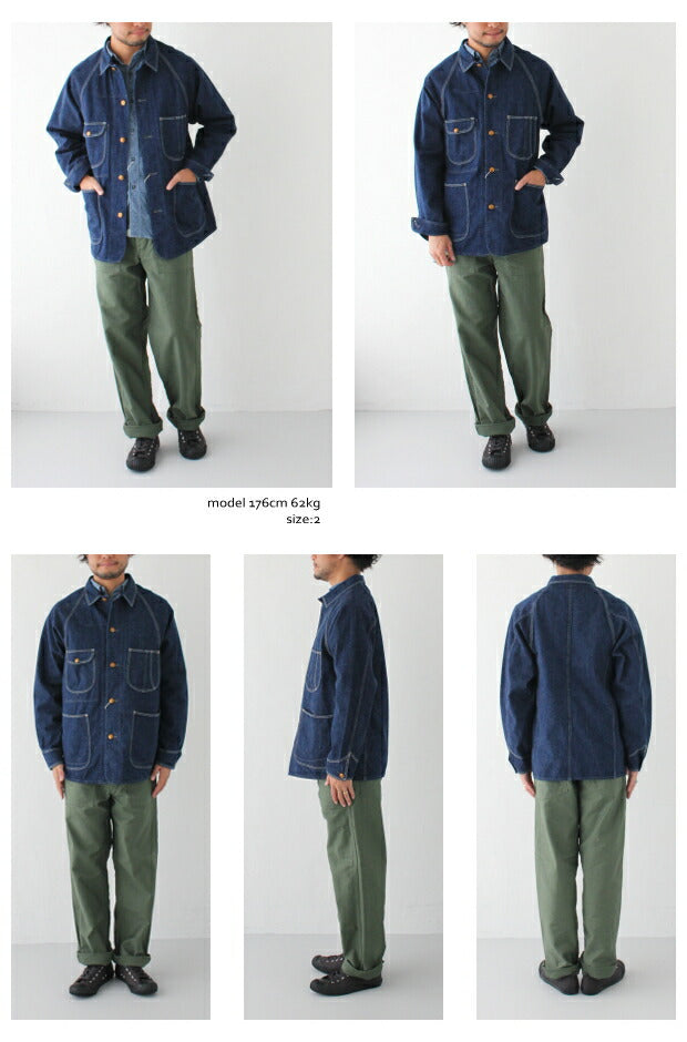 オアスロウ50'Sカバーオール(03-6140)50'SCOVERALLorSlow(メンズ)【2020秋冬】*送料無料****