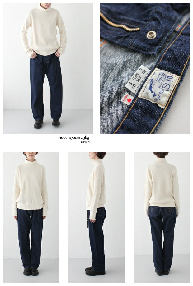 オアスロウハイウエストデニム(00-1040)HIGHWAISTDENIMPANTS(JASMIN)orSlow(レディース)【2020秋冬】*送料無料****