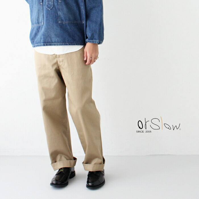 オアスロウアーミートラウザー(03-V5361-40)VINTAGEFITARMYTROUSERS(UNISEX)orSlow(メンズ)【2021秋冬】*送料無料*【後払い決済不可】*