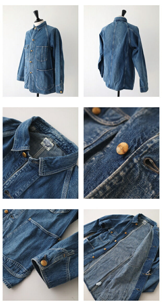 オアスロウタイプ31960'Sデニムジャケット(01-6005-83)TYPE31960'SDENIMJACKETUSEDWASHorSlow(メンズ)*送料無料*【後払い決済不可】*