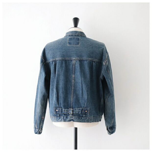 オアスロウデニムジャケット(03-6011-84)TYPE140'SPLEATEDFRONTBLOUSEVINTAGEWASHorSlow(メンズ)*送料無料*【後払い決済不可】*