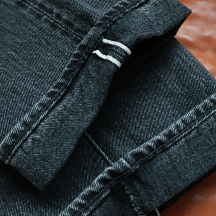 オアスロウスタンダードセルビッチブラックデニムストーン105(01-1050-D61S)105STANDARDSELVEDGEBLACKDENIMSTONEorSlow(メンズ)【2024秋冬】*送料無料*【後払い決済不可】*