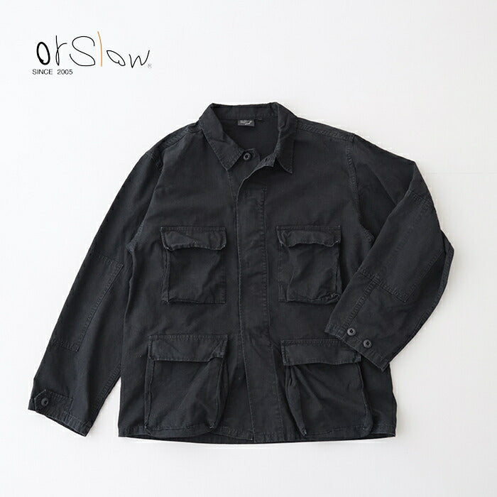 オアスロウSTONEBLACKB.D.UJACKET(01-6110-61S)STONEBLACKB.D.UJACKETorSlow(メンズ)【2025秋冬】*送料無料*【後払い決済不可】*