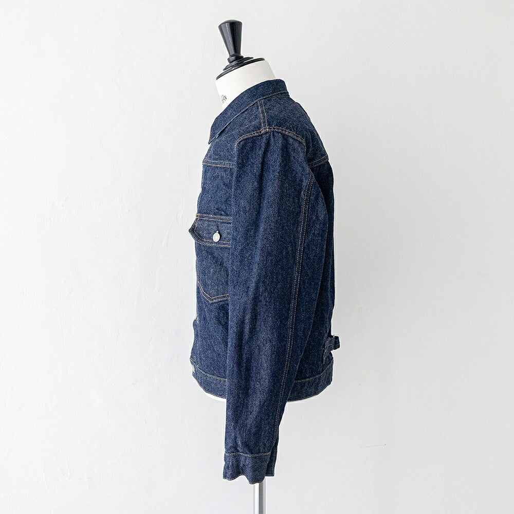 オアスロウ プリーテッドフロントブラウス デニムジャケット (03-6011-81) TYPE1 40'S PLEATED FRONT BLOUSE orSlow(レディース/メンズ)