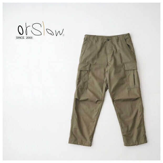 オアスロウヴィンテージフィット6ポケットカーゴパンツ(03-V5260RIP-76)VINTAGEFIT6POCKETSCARGOPANTS(UNISEX)orSlow(レディース/メンズ)【2024春夏】*送料無料*【後払い決済不可】*