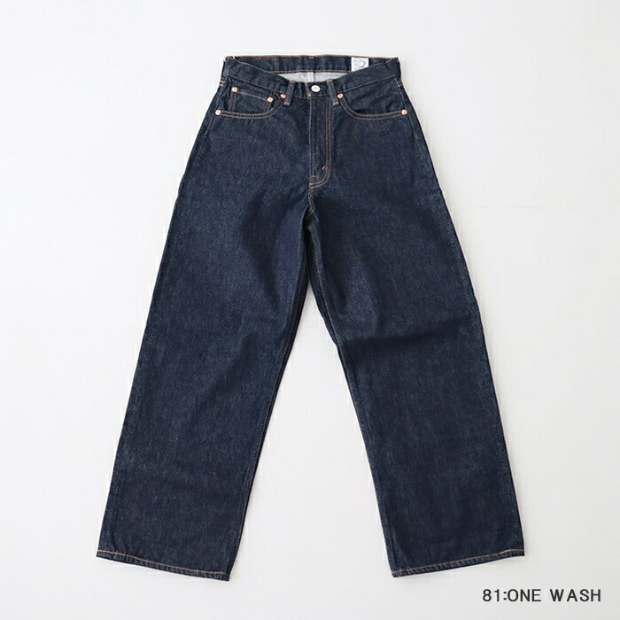 オアスロウスーパーダッドデニムパンツ(01-1100W-81)SUPERDAD'SDENIMPANTS(UNISEX)orSlow(レディース)【2025春夏】*送料無料*【後払い決済不可】*