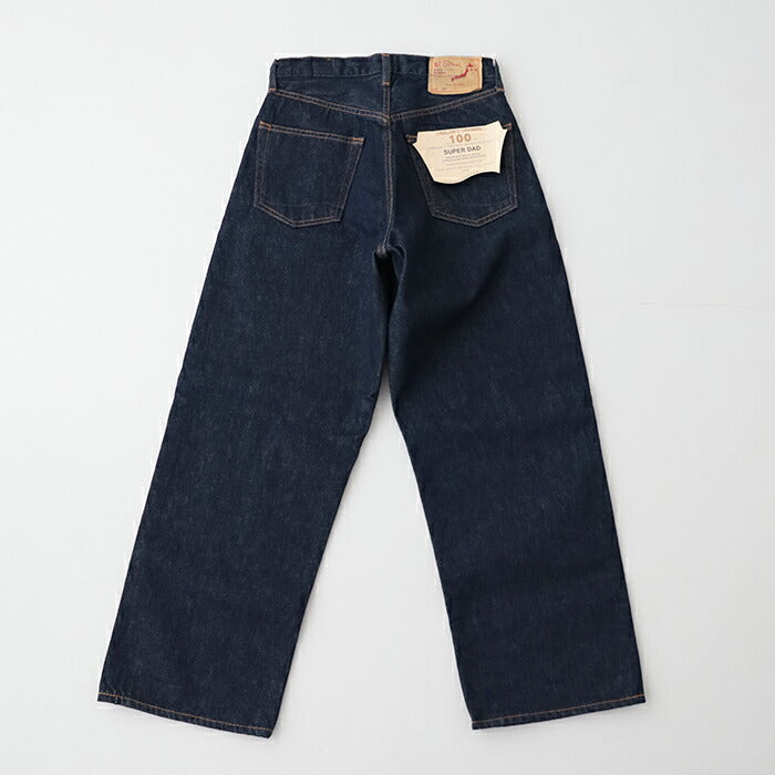 オアスロウスーパーダッドデニムパンツ(01-1100W-81)SUPERDAD'SDENIMPANTS(UNISEX)orSlow(レディース)【2025春夏】*送料無料*【後払い決済不可】*